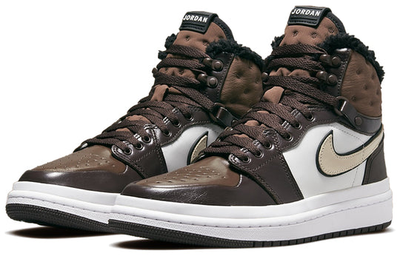 купить зимние женские кроссовки Nike Air Jordan 1 Womens Acclimate 'Chocolate' DC7723-200