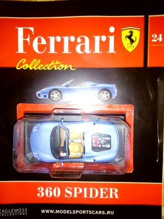 Журнал с моделью &quot;Ferrari Collection&quot; № 24. Феррари 360 Spider