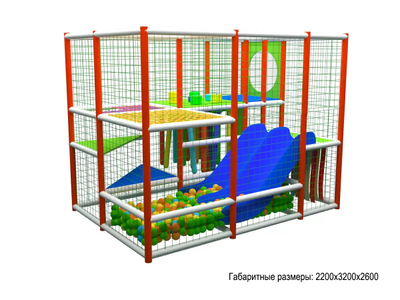 Игровой лабиринт «Светофор» 3.2х2.2х2.6 м.