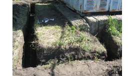 Монтаж контура заземления в СНТ "Домостроитель-1"