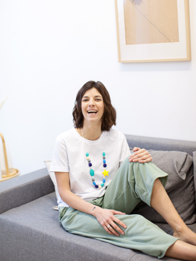 Бусы-прорезыватель из силикона Морские камушки