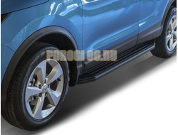 Пороги на Nissan Qashqai (2019-) Black-Premium