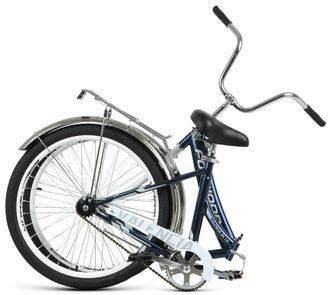 Дорожный велосипед Forward VALENCIA 24 1.0 серый, темно-синий, рама 16