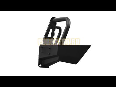 Передний силовой бампер серии Трофи на Nissan Pathfinder III 2004-2010 (02.012.01)