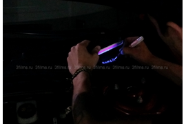 Противоугонная маркировка стекол и зеркал VINSTOP автомобиля Mazda 6.Нанесение УФ маркером скрытого VIN номера. 