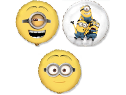 шар с гелием 18"/46 см миньон и компания (на выбор)