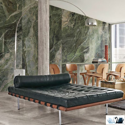 Керамогранит FMAX Classic Green 6mm glossy 120x270 см зеленый