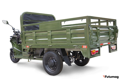 Грузовой электротрицикл Rutrike D4 NEXT PRO 1800 72V1500W зеленый