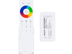 APEYRON Контроллер RGB-RGBW 12/24V 192/384W 4 каналаx4А IP20 пульт сенсор (без батар.) 04-48