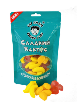 Жевательный мармелад в кожуре/ Манго, банан, персик