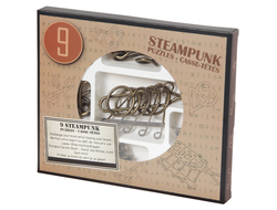 Набор из 9 головоломок Steampunk Puzzles (коричневый)