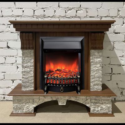 Электрокамин Турин NT M6 с очагом Fobos