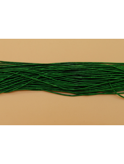 Канитель мягкая, цвет сочный зеленый, 1 мм