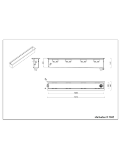 Блок Manhattan Original R1605 - 1300мм