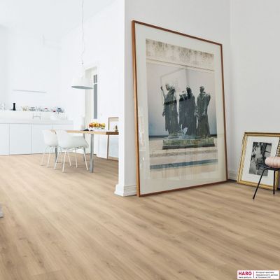 Ламинат Haro Tritty 100 Gran Via Дуб Эмилия Пуро 538769 32 класс толщина 8 мм с фаской 2.68 м2