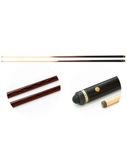 Кий / пирамида 1-pc "Шахматы" (падук, мореный граб, граб) 20 запилов