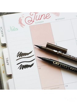 ART-VISAGE Устойчивая подводка-фломастер для глаз "CAT EYES" | Арт Визаж