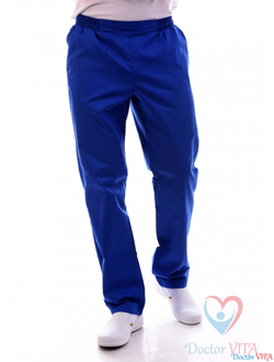 Брюки «Комфорт М», василёк 100% хлопок