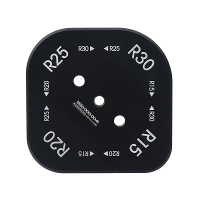 Радиусный шаблон для работы на фрезерным столе