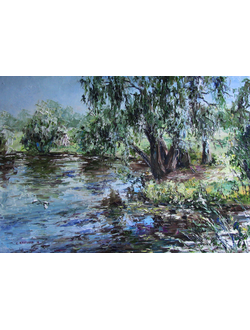 Пейзаж Декоративный пруд в Измайловском парке Круглова Светлана