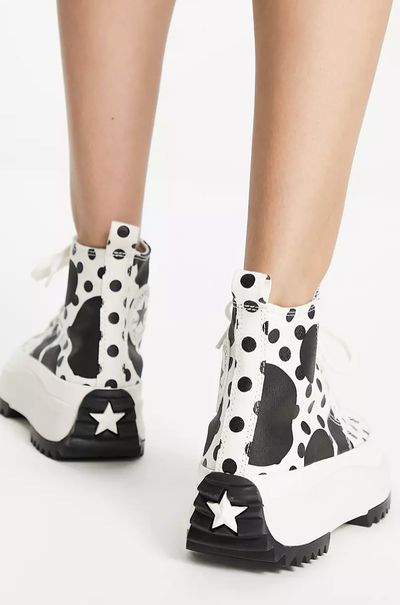 Кеды Converse Run Star Hike Platform Polka Dots заказать в оригинальном магазине