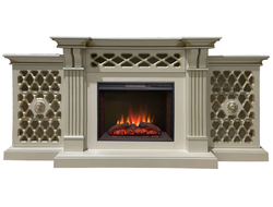 Электрокамин Асгард SL с очагом Sparta 25.5 LED