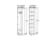 Шкаф 1-но дверный Ольга 13