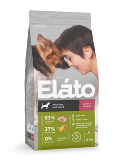 Elato (Элато) корм для взрослых собак мелких пород с ягненком и олениной 2 кг
