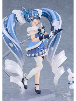 Фигурка фигма Мику Хацунэ (Figma Hatsune Miku 2025 Snow, Crystal Snow Ver.)