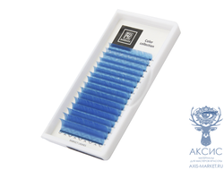 Цветные ресницы BARBARA (лазурные) МИКС