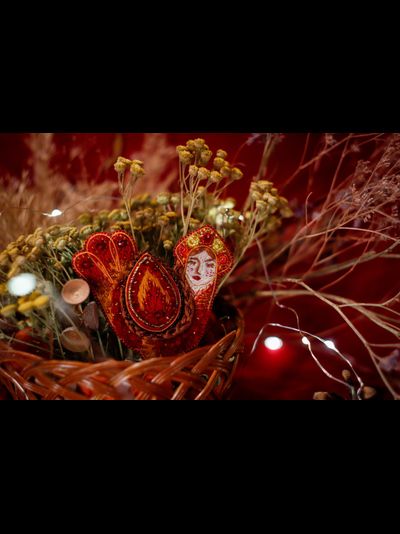 Брошь "Жар-Птица"