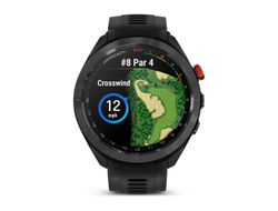 Умные часы Garmin Approach S70 - 47 мм черно-красный керамический безель с черным силиконовым ремешком (010-02746-02)
