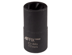 Головка для поврежденного крепежа 1/2", 17 мм AFFIX AF10930017