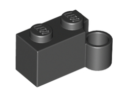 Hinge Brick 1 x 4 Swivel Base, Black (3831 / 383126)
