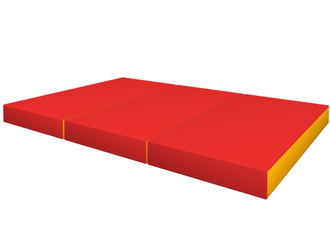 Мат гимнастический Идеал 1.5х1х0.1м складной 3 раза