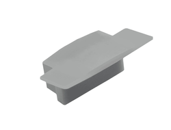 Заглушка СЕРАЯ для врезного профиля FORM (15.0259) AQ