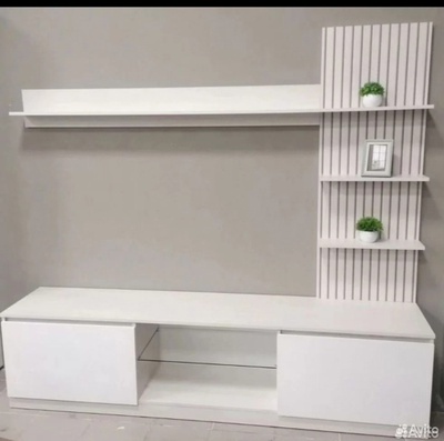 Гостиная "Убер ГС-05" ясень белый  (BTS)