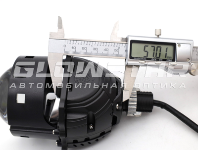 Билед модули Aozoom A15 24 вольта, 3.0 дюйма, 2 чипа, 5500K, 24V, 58W/65W, крепление 3R и съемное гаечное