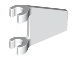 Flag 2 x 2 Trapezoid, White (44676 / 4272616 / 4507191 / 6023099)