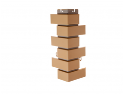 Наружный угол кирпич клинкерный (бежевый) GL, 0,45х0,16м