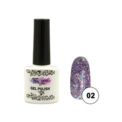 Гель-лак FOR YOU Magic Crystal № 02