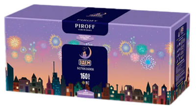 Батарея салютов ЭДЕМ (0,8" / 160 залпов)