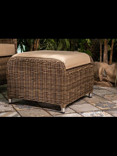 Плетеная оттоманка CANNES из искусственного ротанга