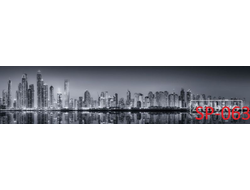 SP-063 ГОРОД ГЛЯНЦЕВАЯ стеновая панель ALBICO 2800*610*6мм