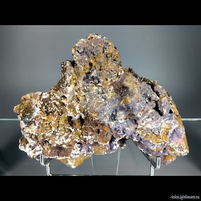 Халцедон почки, опал, на яшмовидной породе. Россия. 200*165*80мм