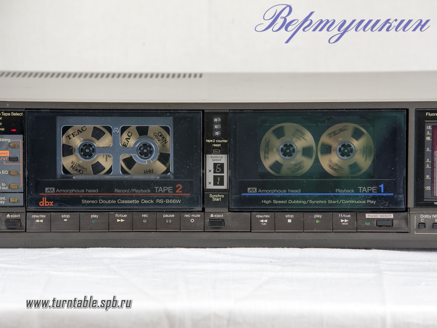 Technics RS-B66W фотографии кассетной деки