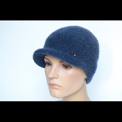 Синяя кепка жокейка женская Vizio Италия 8033 V