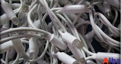 Гирлянда-нить 10 м, 220В, ХОЛОДНЫЙ БЕЛЫЙ, IP65 , резина, с мерцанием