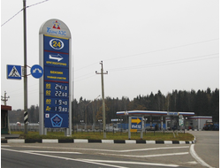Реклама на АЗС в городе Раменское