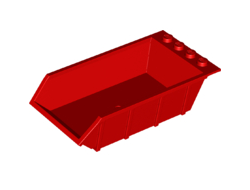 Vehicle, Tipper Bed 4 x 6, Solid Studs, Red (15455 / 6215669)